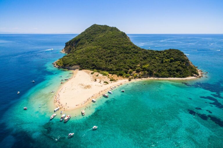 Marathonisi Island by https://goldensea-travel.com/marathonisi.php